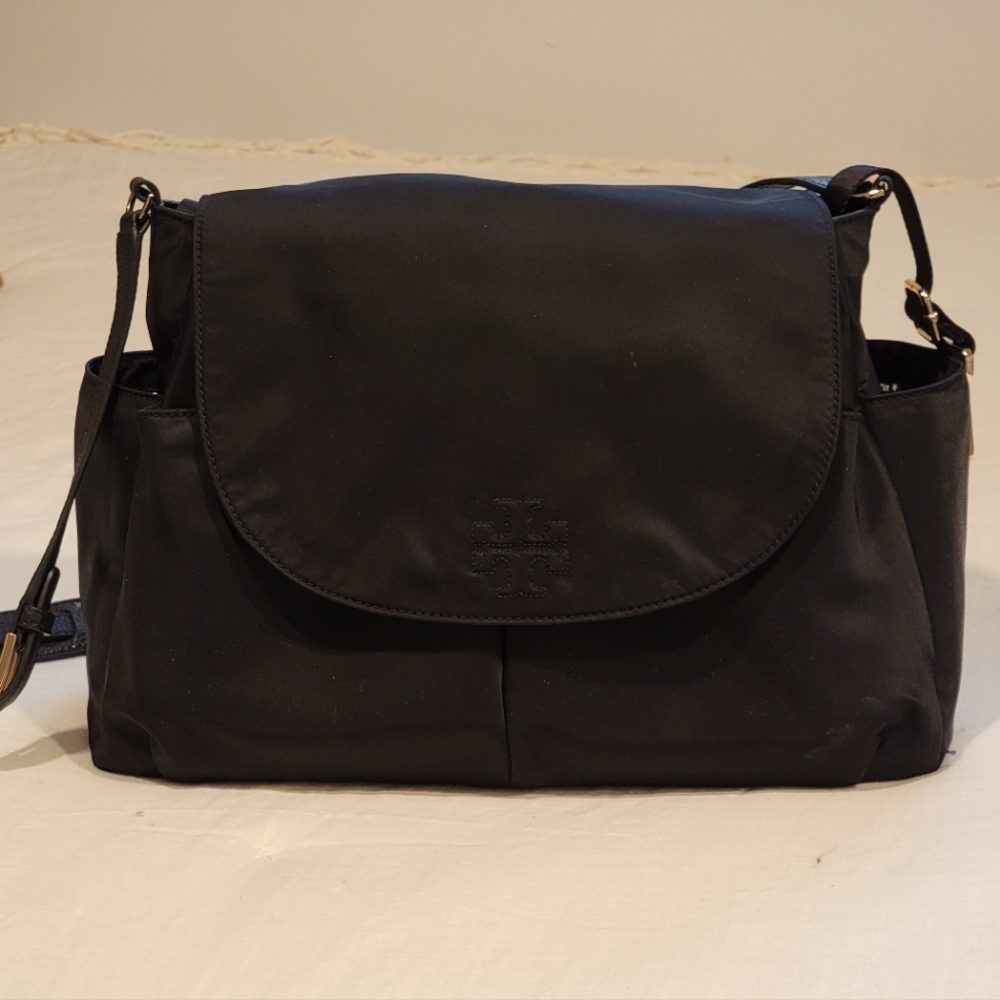 Tory Burch Black Diaper Bag